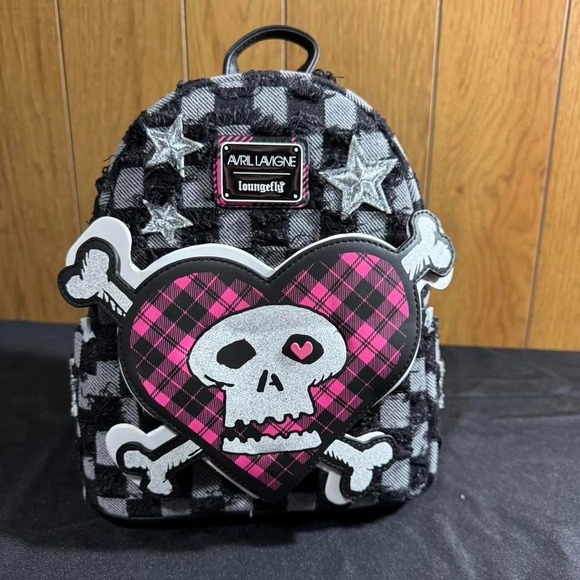 Loungefly Handbags - Limited Edition Avril Lavigne Loungefly Mini Backpack 2025 NEW